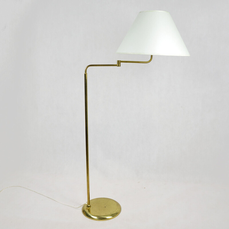 Vintage Hollywood regency floor lamp by Trio Leuchten, Germany, 1980s