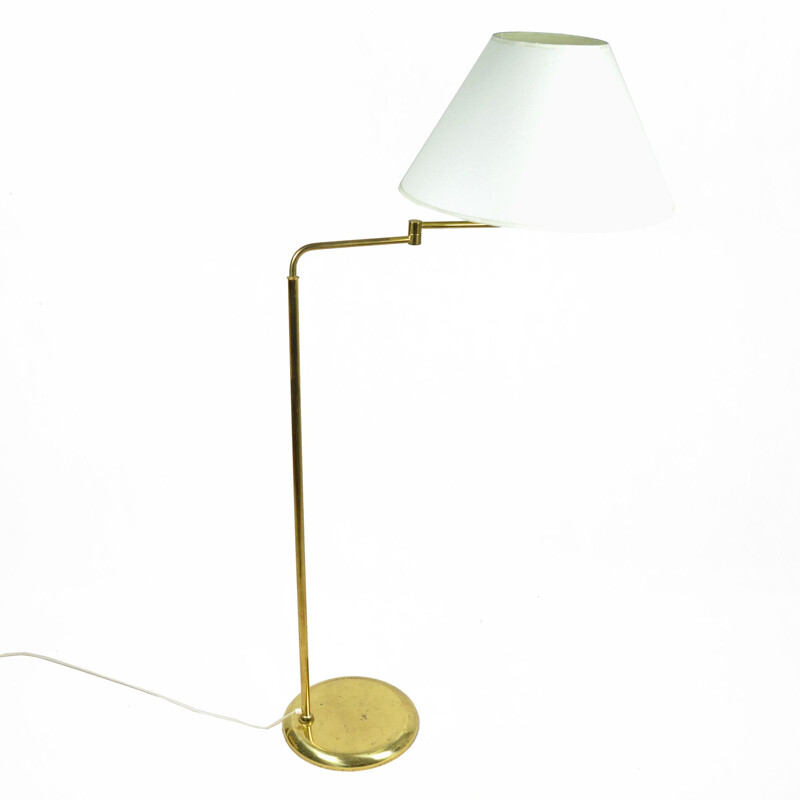 Vintage Hollywood regency floor lamp by Trio Leuchten, Germany, 1980s