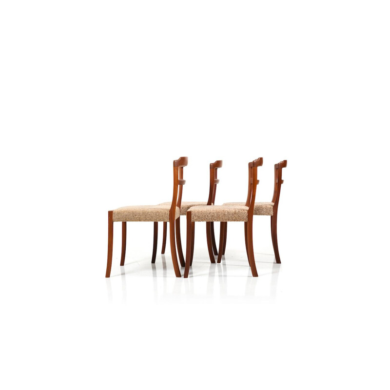 Set of 4 vintage Dining Chairs in Teak by Ole Wanscher for Cado