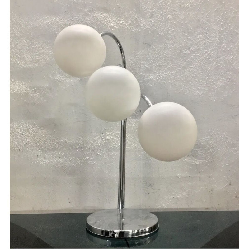 Vintage 3 globes lamp from the 1970s