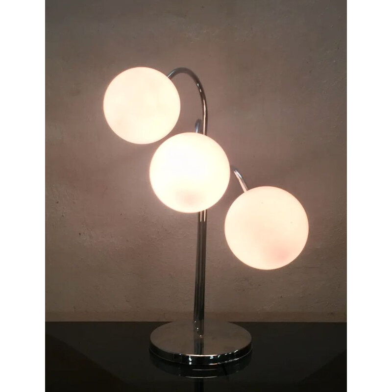 Vintage 3 globes lamp from the 1970s