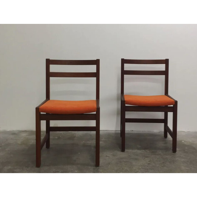 Set of 2 vintage chairs for Ulferts, Sweden, 1960S