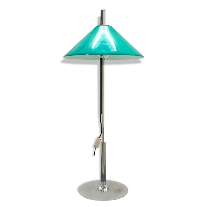 Vintage metal and glass lamp "Aggregato" by Enzo Mari