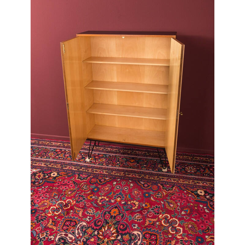 Vintage walnut cabinet, Germany, 1950s