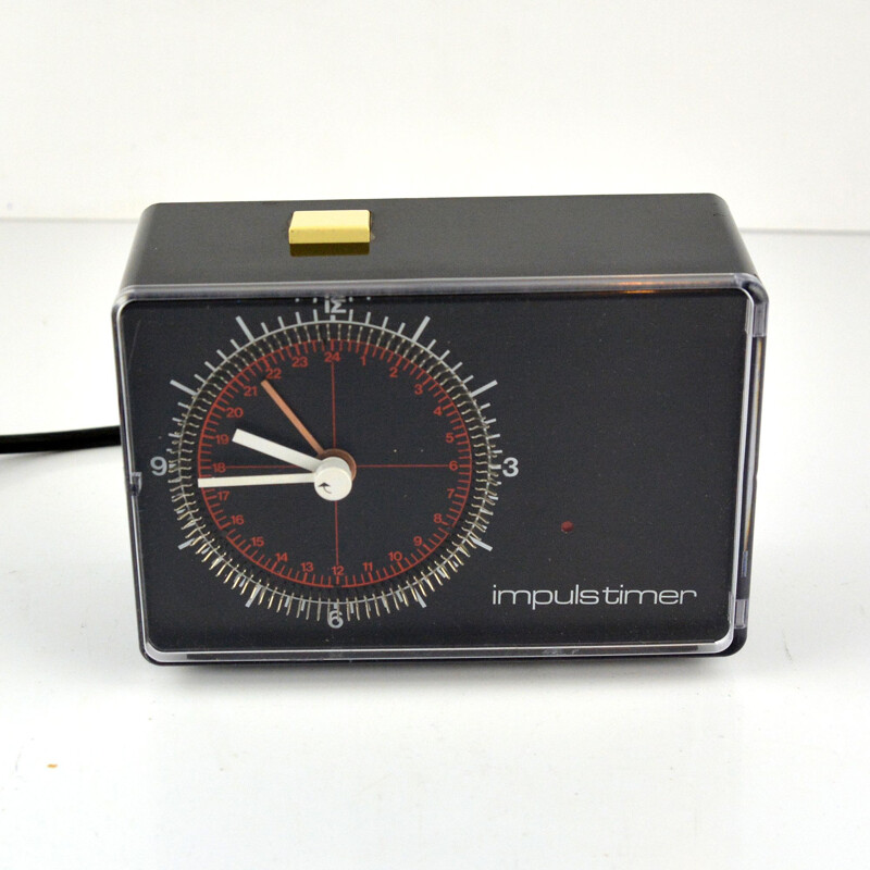 Vintage electric clock from Impulstimer, Germany, 1970s