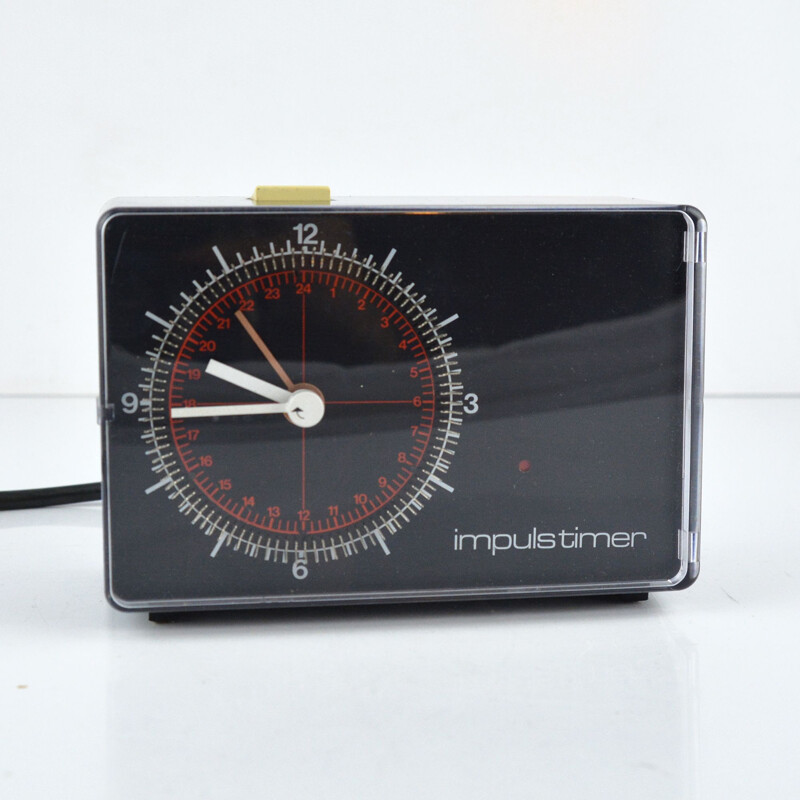 Vintage electric clock from Impulstimer, Germany, 1970s