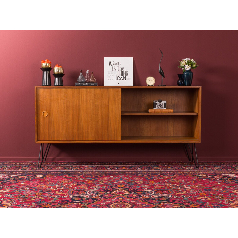 Vintage walnut sideboard, Germany, 1950s