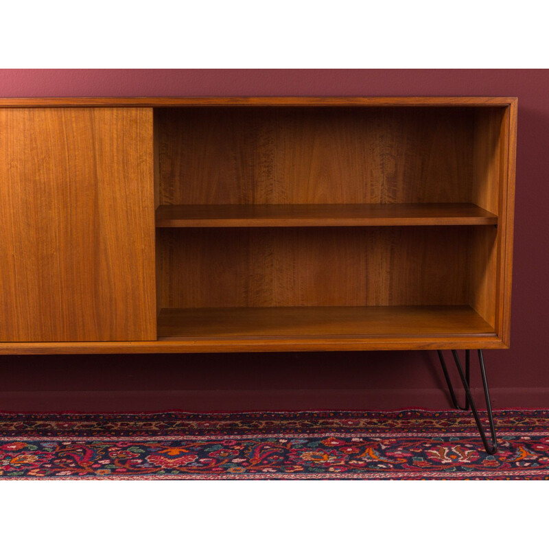 Vintage walnut sideboard, Germany, 1950s