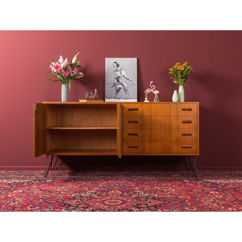 Vintage teak sideboard by DeWe Deutsche Werkstätten, 1960s