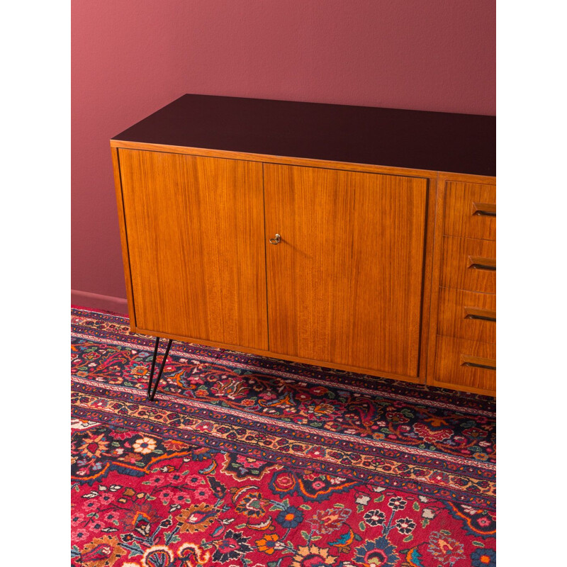 Vintage teak sideboard by DeWe Deutsche Werkstätten, 1960s