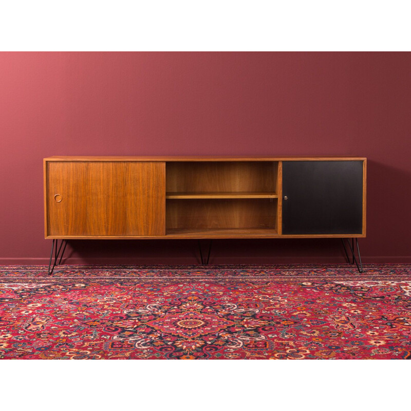 Large vintage walnut sideboard by Søborg Møbelfabrik, Germany, 1950s