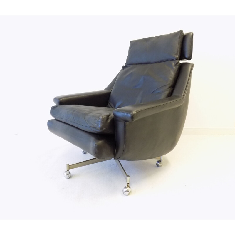 Vintage ESA model 802 Danish Lounge Chair by Werner Langenfeld 1970