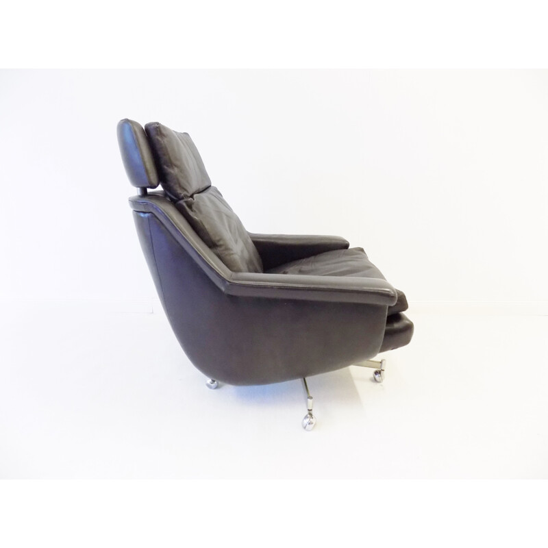 Vintage ESA model 802 Danish Lounge Chair by Werner Langenfeld 1970