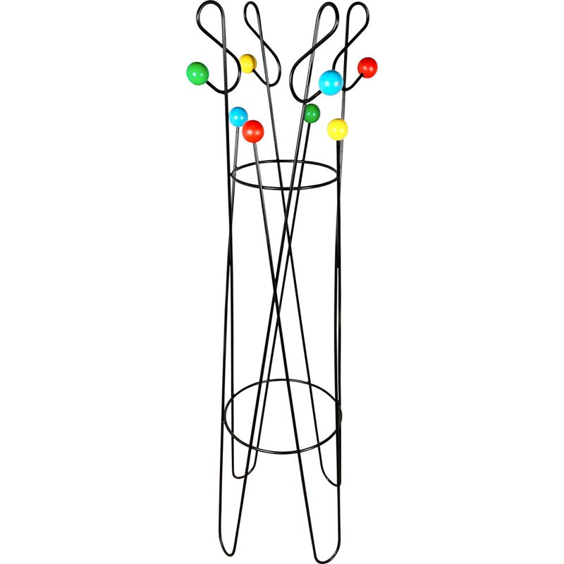 Vintage treble clef coat rack by Roger Feraud, 1960s