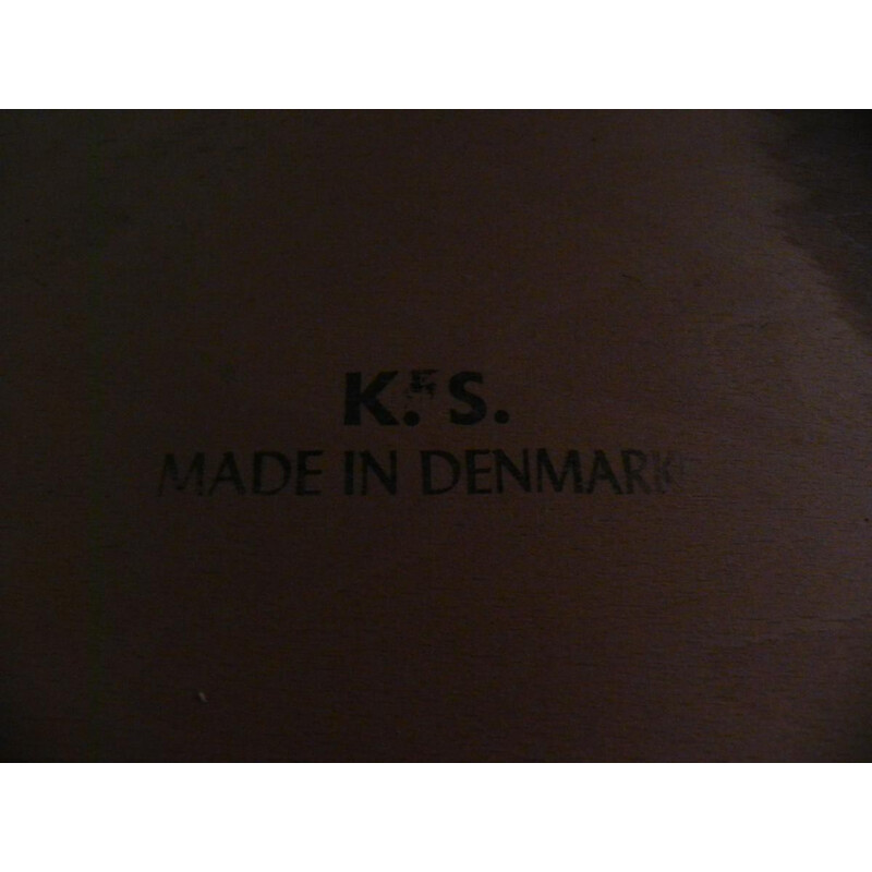 Suite de 6 chaises scandinaves KS Mobelfabrik en teck, Kai KRISTIANSEN - 1960
