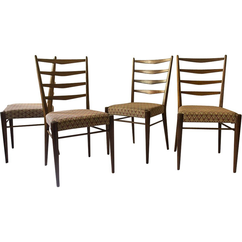 Vintage set of 5 Chairs ST09 by Cees Braakman 1960s