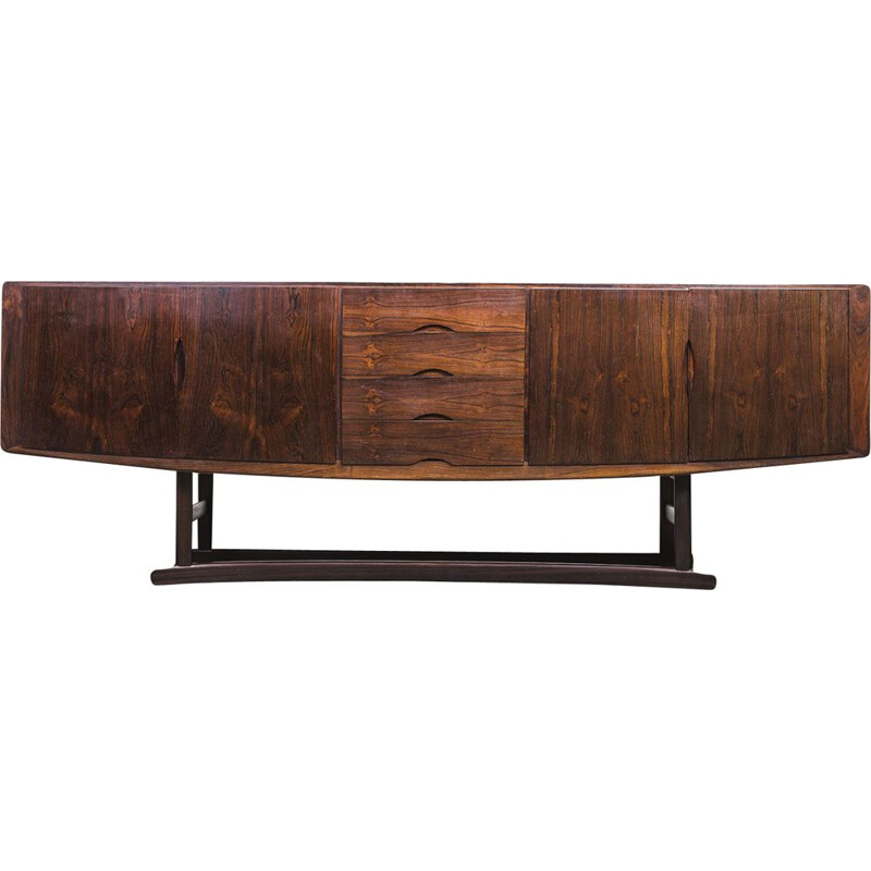Vintage rosewood HB20 sideboard by Johannes Andersen for Hans Bech, 1960s