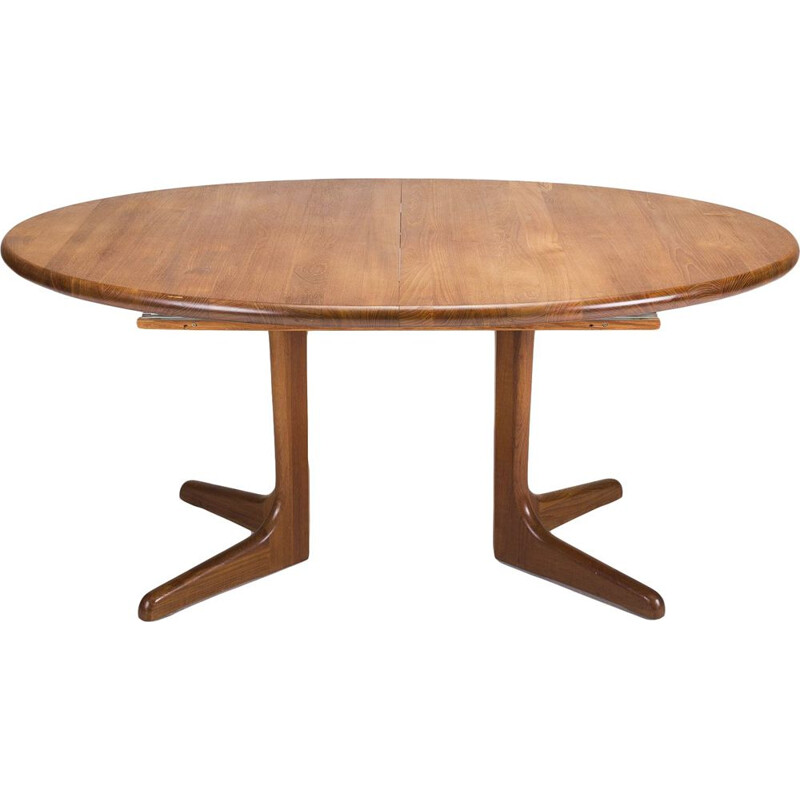 Vintage danish teak dining table, 1960