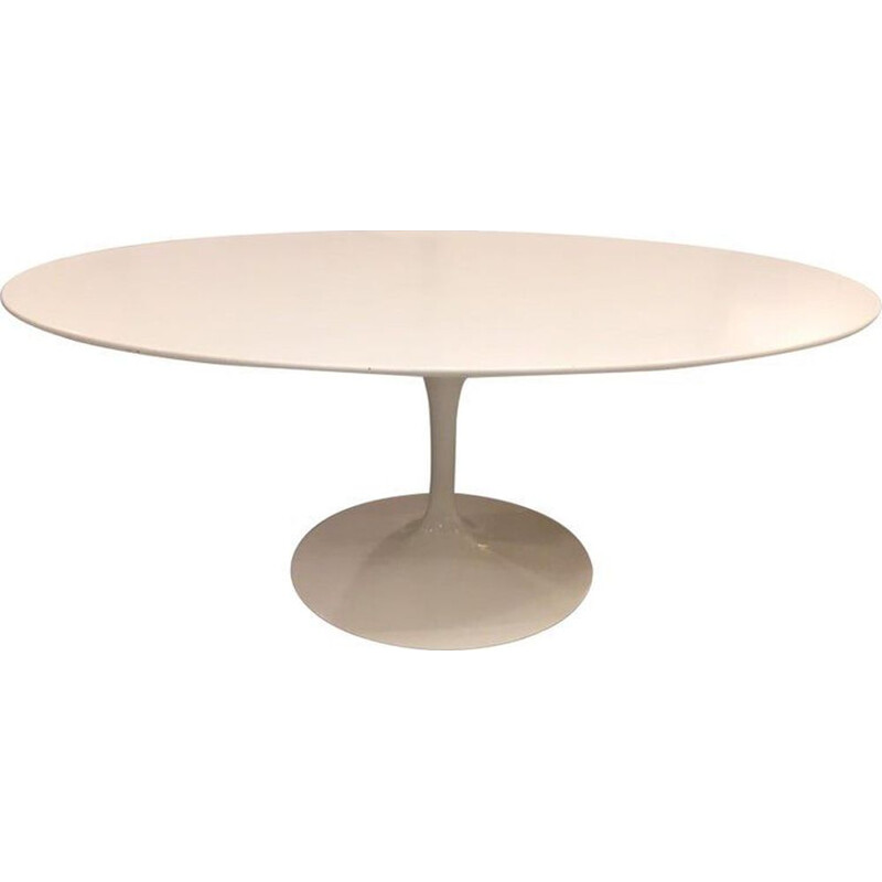 Vintage Tulip ecde oval coffee table Eero Saarinen by Knoll International 1970