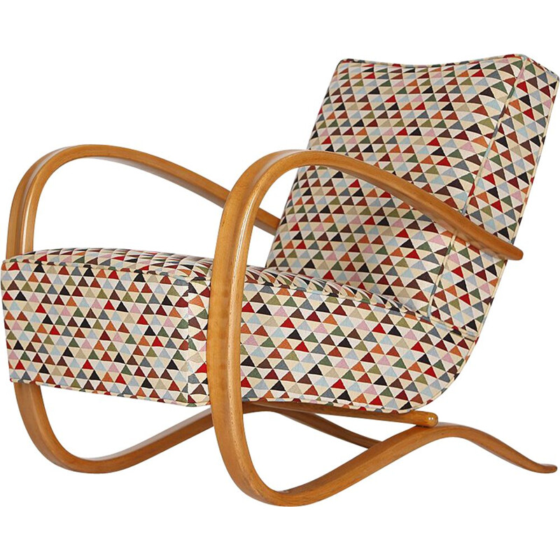 Vintage armchair H-269 by Jindrich Halabala for Spojene UP Zavody