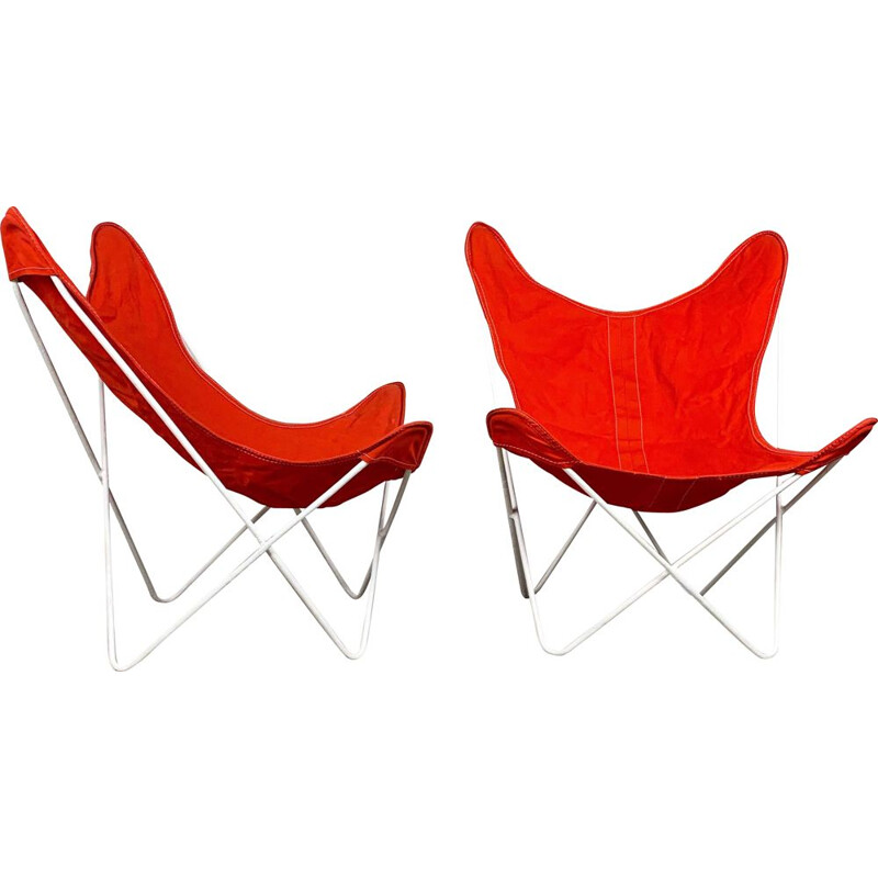 Paire de fauteuils "Butterfly" par Jorge Ferrari Hardoy années 1950