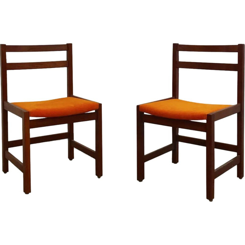 Set of 2 vintage chairs for Ulferts, Sweden, 1960S