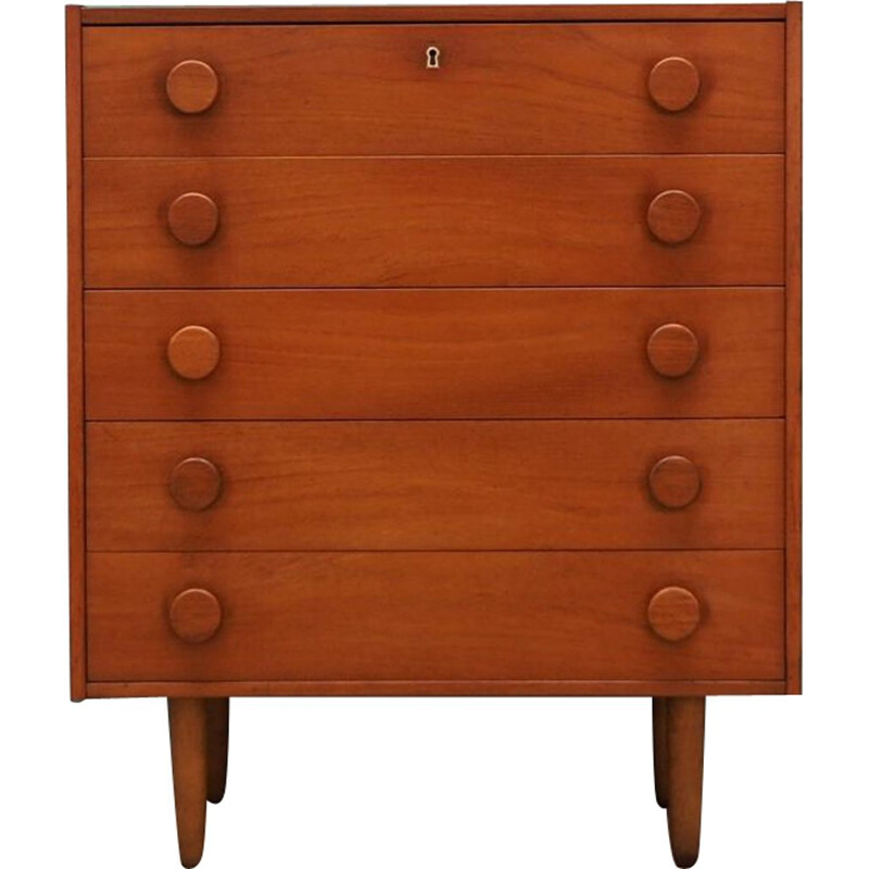 Vintage Danish teak chest of drawers 1970 