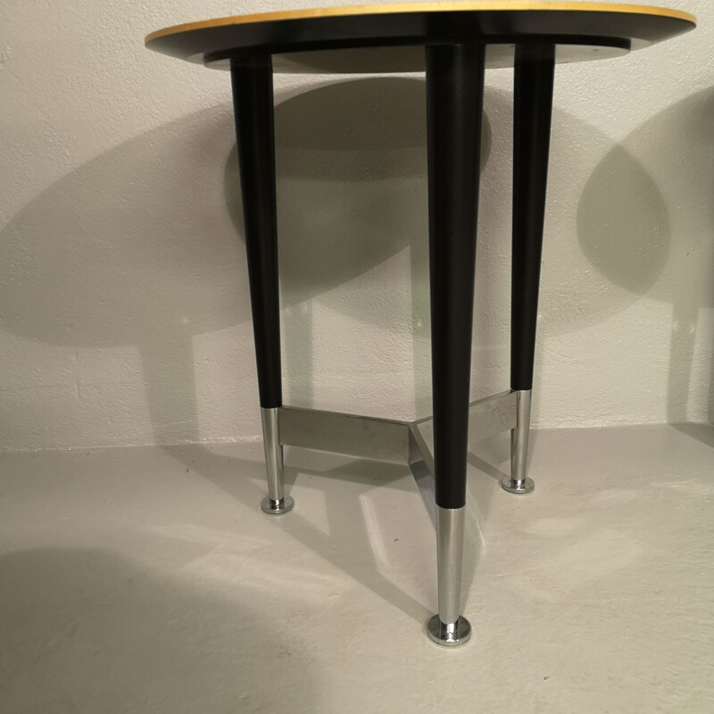 Pareja de mesas con pedestal vintage de Michel Boyer, 1990