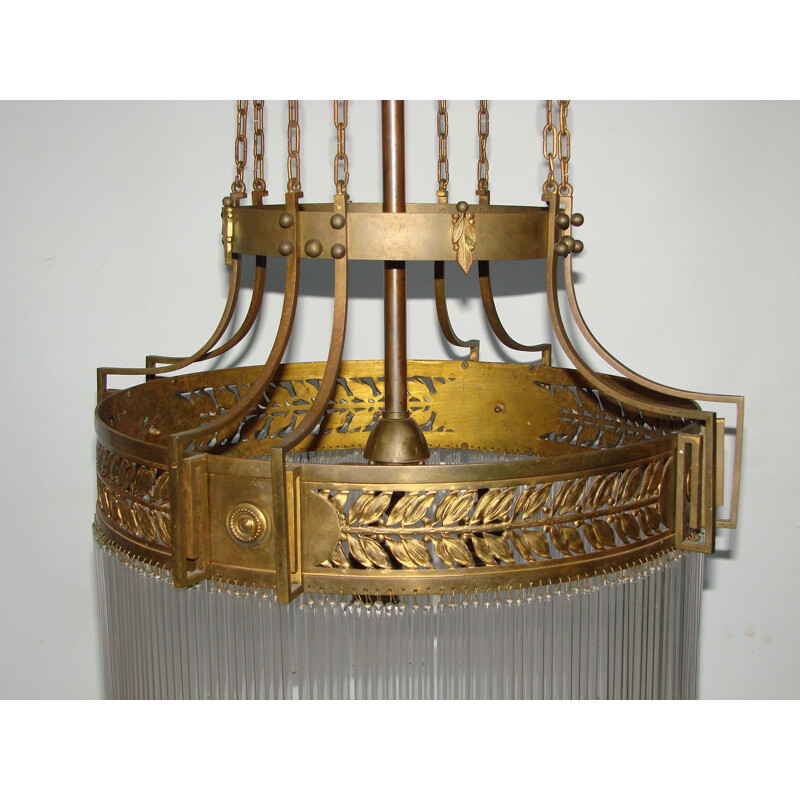 Vintage Art Nouveau chandelier, 1900-1910