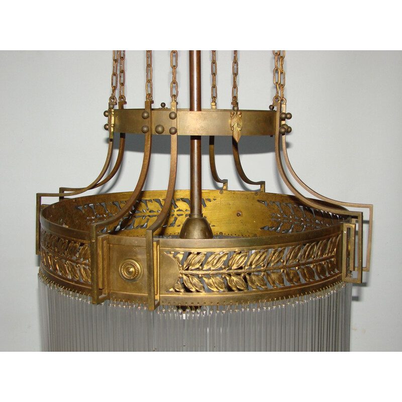Vintage Art Nouveau chandelier, 1900-1910