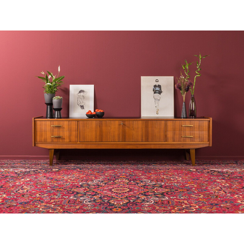 Vintage walnut and formica sideboard, 1950