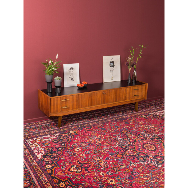 Vintage walnut and formica sideboard, 1950