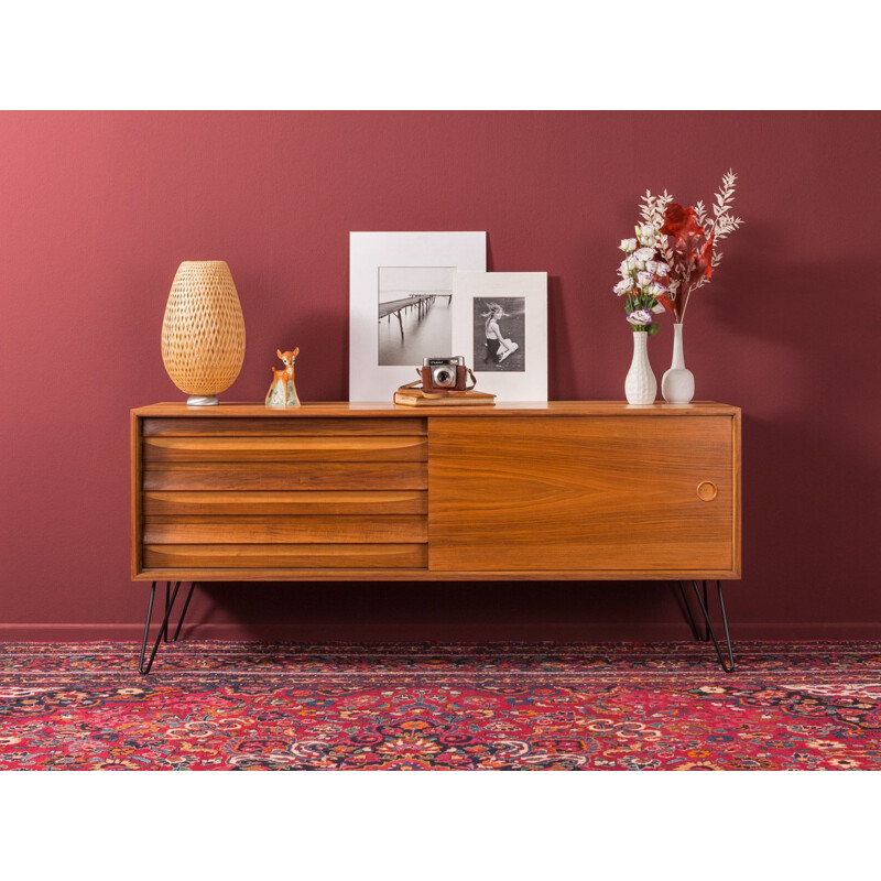 Vintage walnut sideboard, Germany, 1960