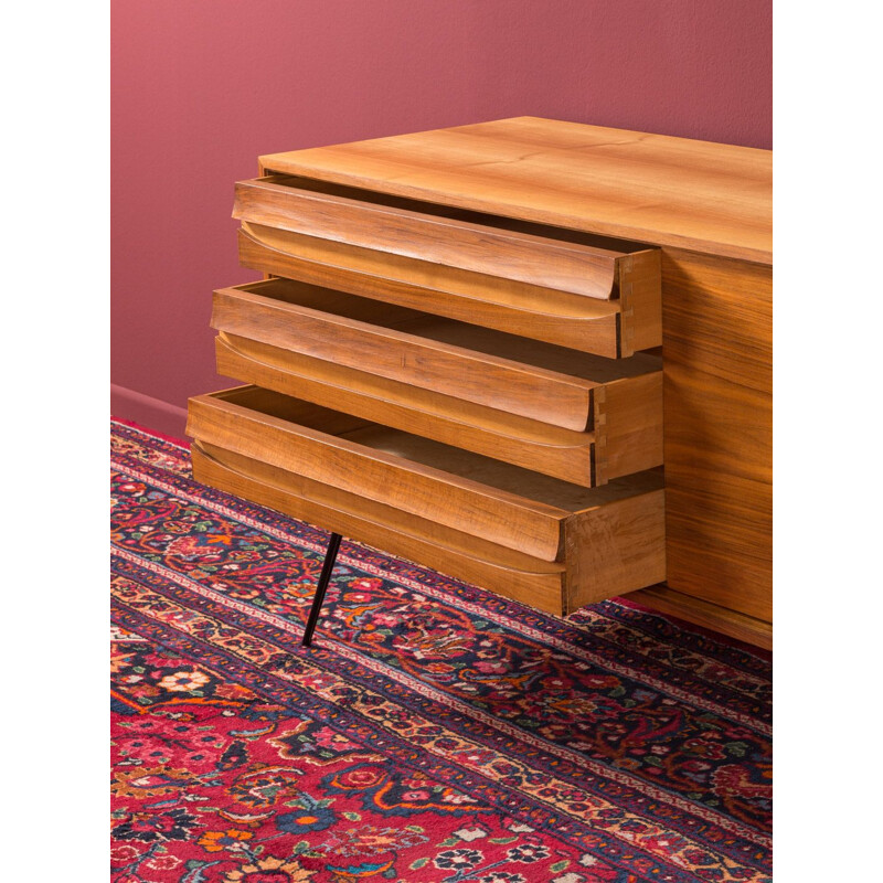 Vintage walnut sideboard, Germany, 1960