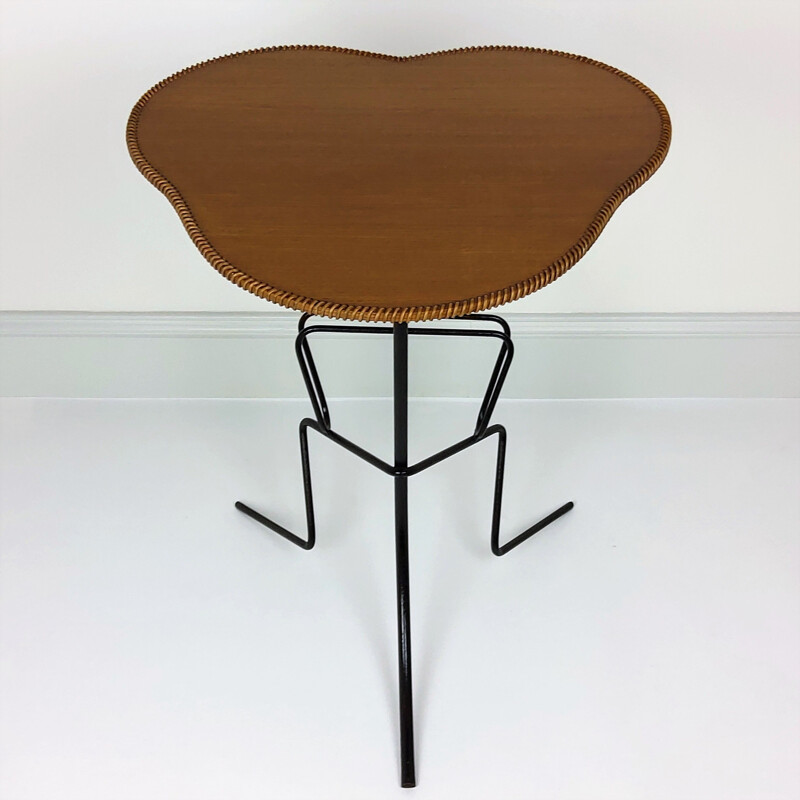 Table vintage porte-revues 1950