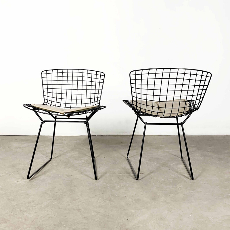 Set of 5 vintage dining chairs by Harry Bertoia for Knoll, 1970s