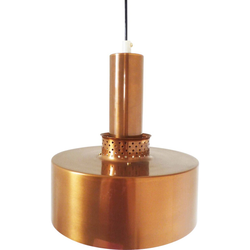 Scandinavian hanging lamp in metal, H A JAKOBSSON - 1960s