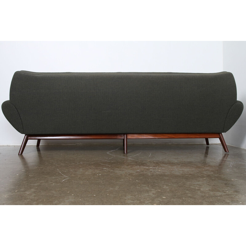 Vintage Danish green sofa by Kurt Østervig, 1960s