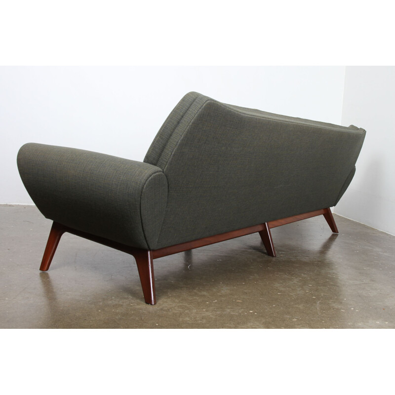 Vintage Danish green sofa by Kurt Østervig, 1960s