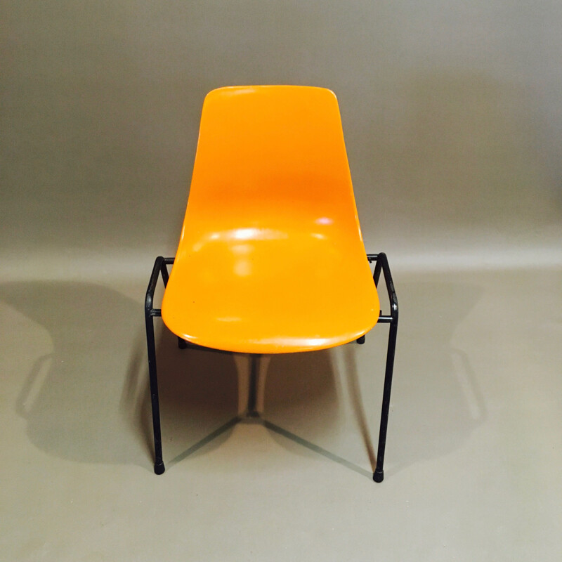 Set of 6 vintage chairs by Georg Leowald1960 