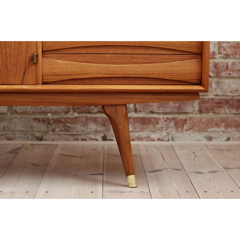 Vintage Scandinavian sideboard in teak by Sven Andersen, 1950