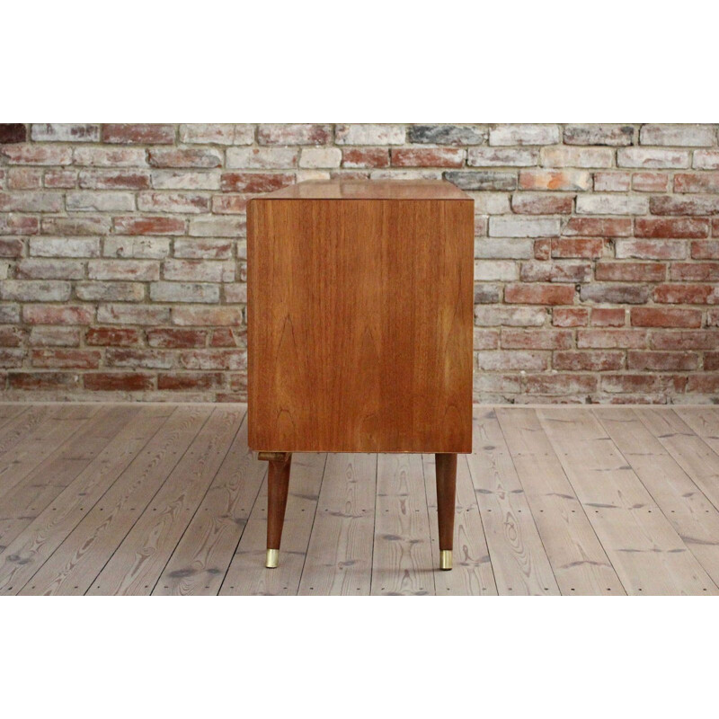 Vintage Scandinavian sideboard in teak by Sven Andersen, 1950