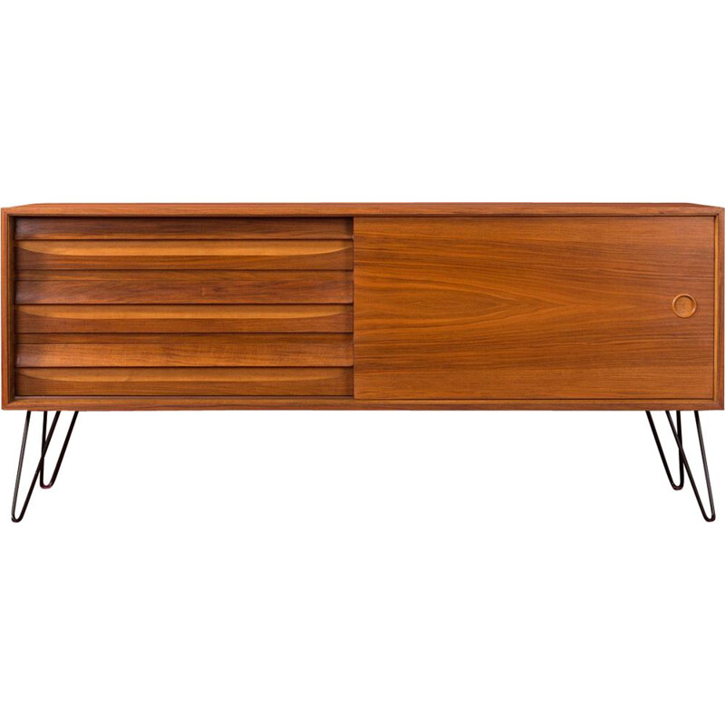 Vintage walnut sideboard, Germany, 1960