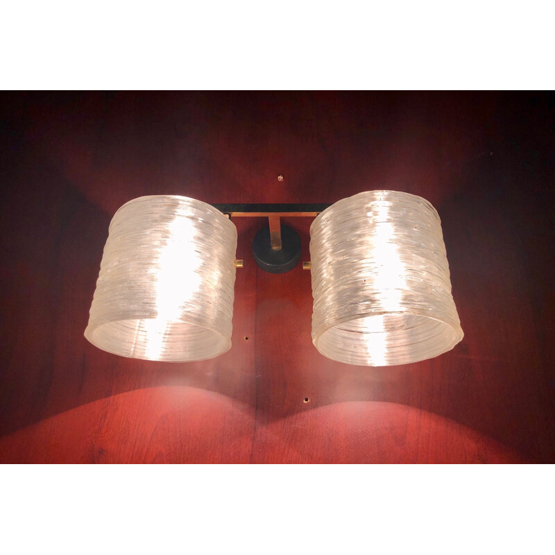 Pair of vintage Arlus wall lamps, 1950s