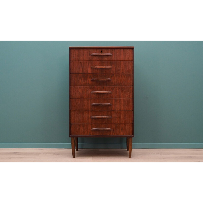 CHEST OF DRAWERS RETRO TEAK DANISH DESIGN