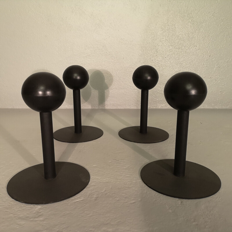 4 vintage Pepper Young table legs by Philippe Starck