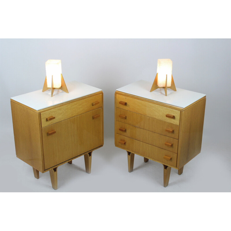 Set of 2 Rocket table lamps from Pokrok Zilina, 1970s