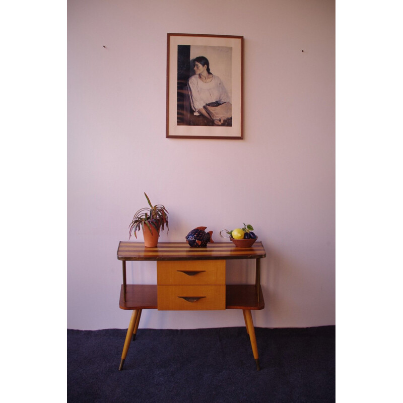 Wooden vintage sideboard, 1960s