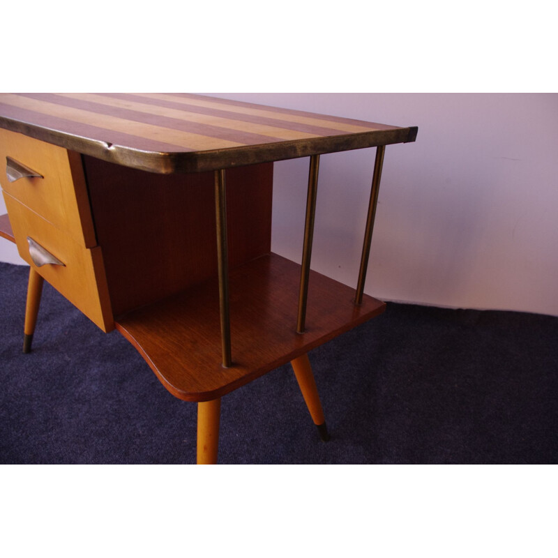 Wooden vintage sideboard, 1960s