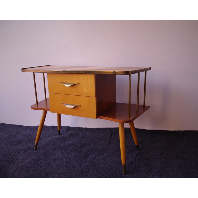 Wooden vintage sideboard, 1960s